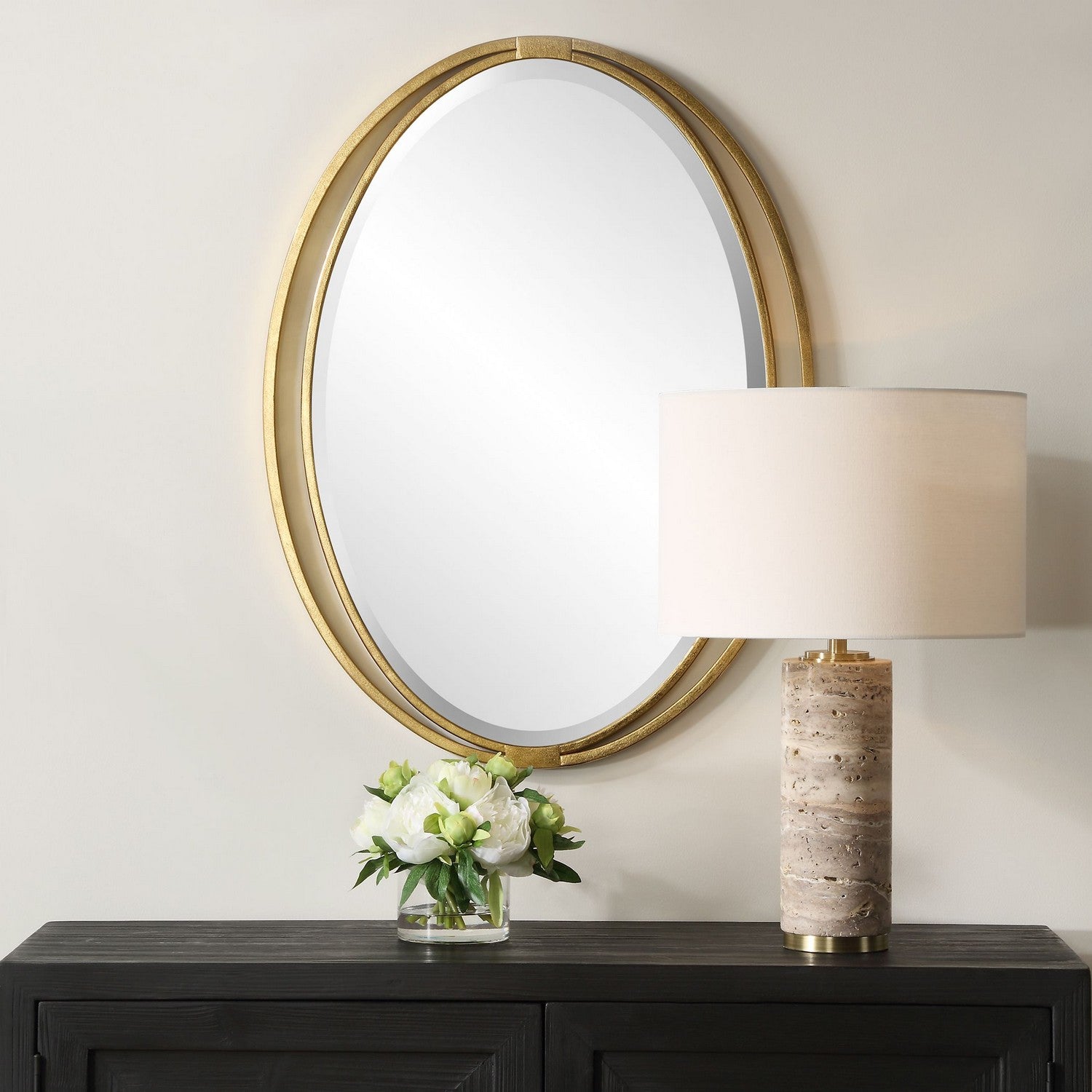 Uttermost - 09992 - Mirror - Rhodes - Antiqued Gold Leaf