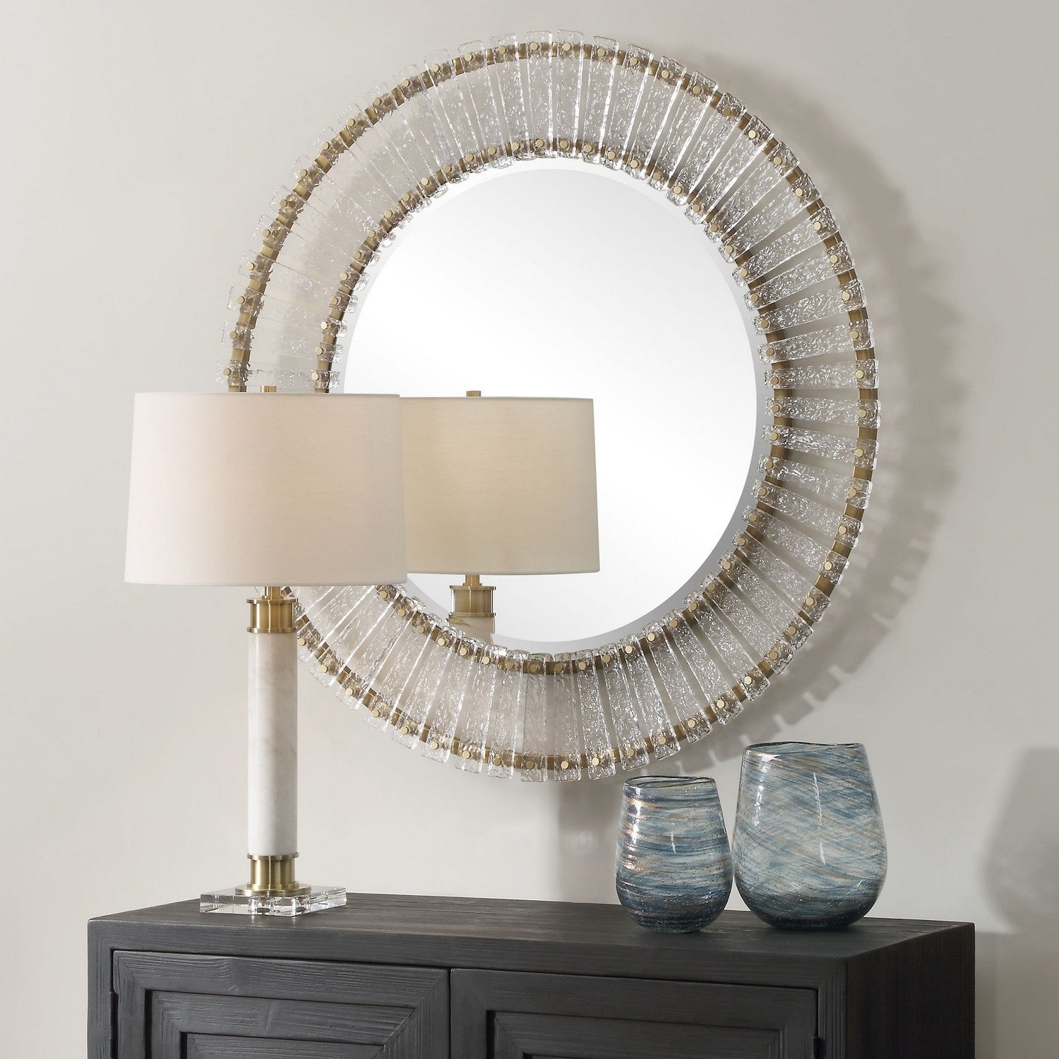 Uttermost - 09997 - Mirror - Denali - Brushed Gold Iron