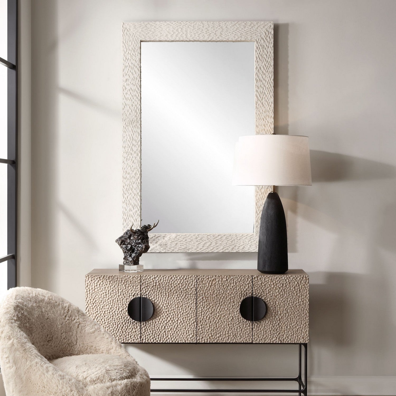 Uttermost - 09999 - Mirror - Everett - Aged Ivory