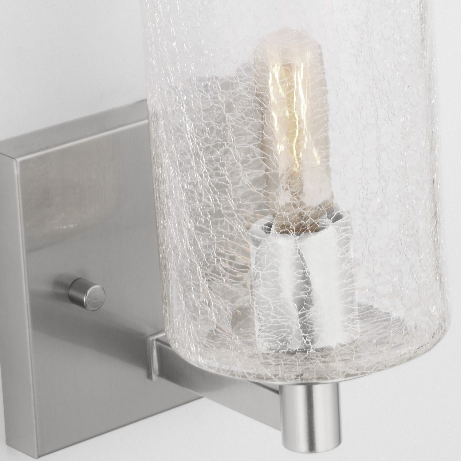 Generation Lighting - GLV1031EN/BS - One Light Wall / Bath Sconce - Parker - Brushed Steel