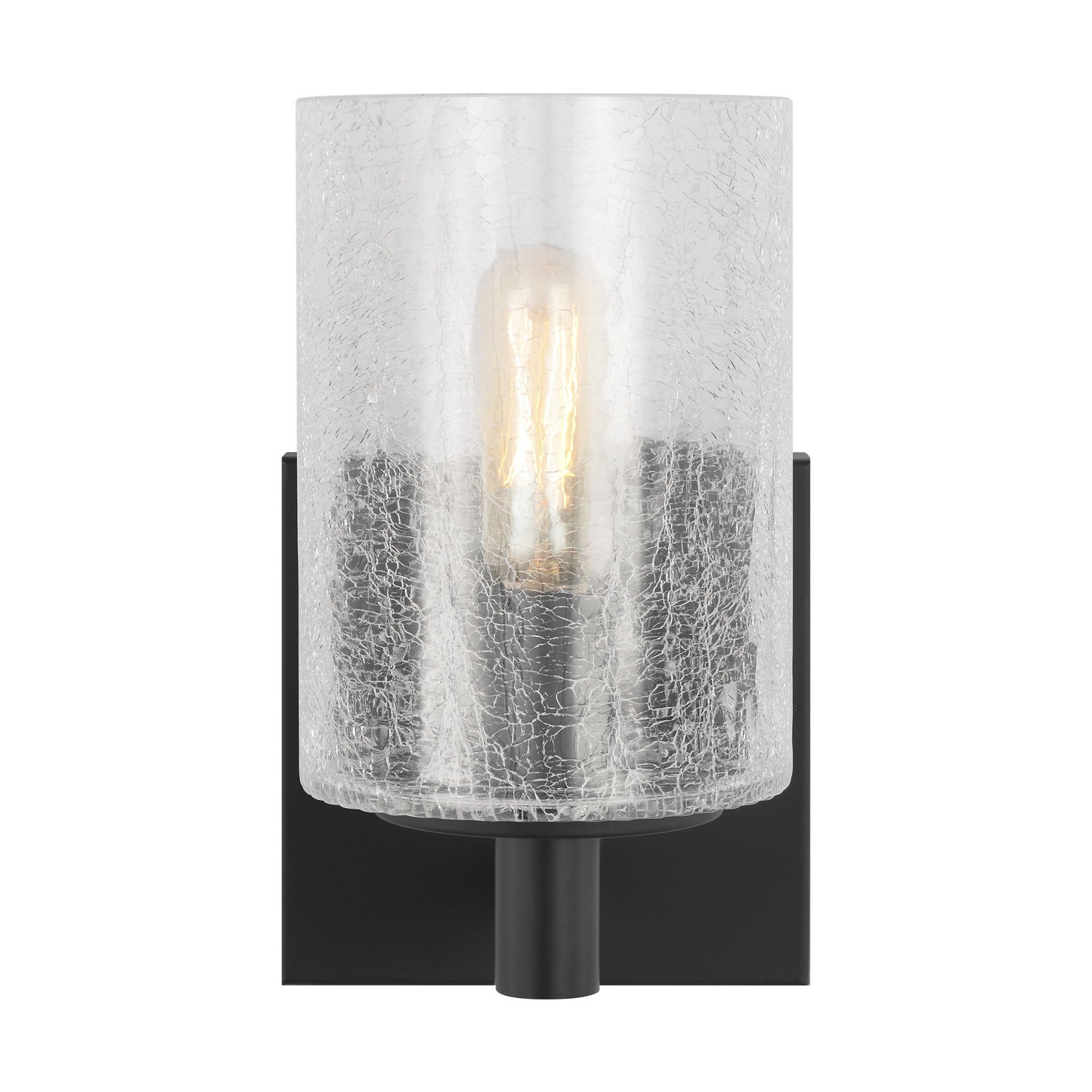 Generation Lighting - GLV1031EN/MBK - One Light Wall / Bath Sconce - Parker - Midnight Black