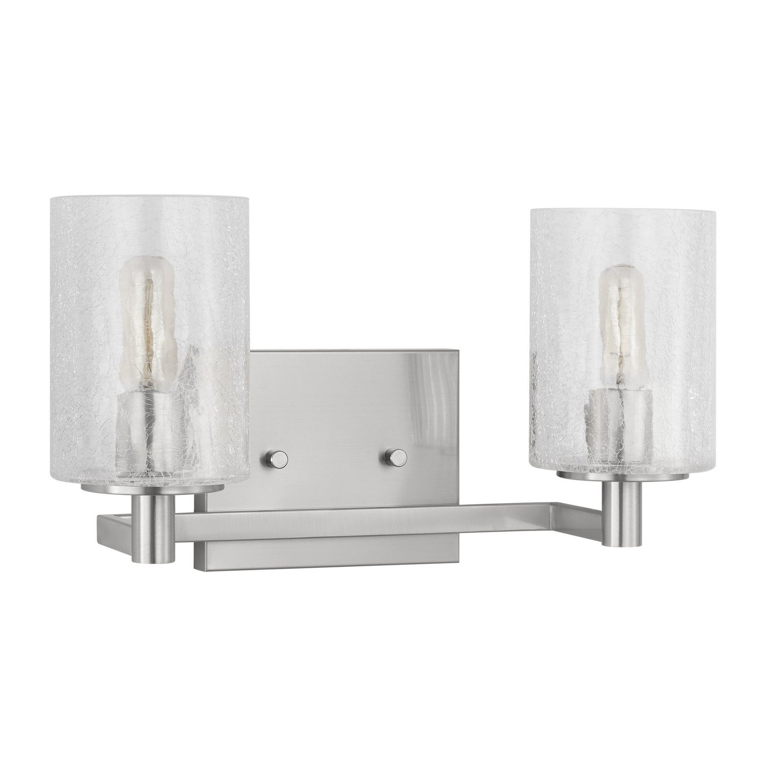 Generation Lighting - GLV1032EN/BS - Two Light Wall / Bath - Parker - Brushed Steel