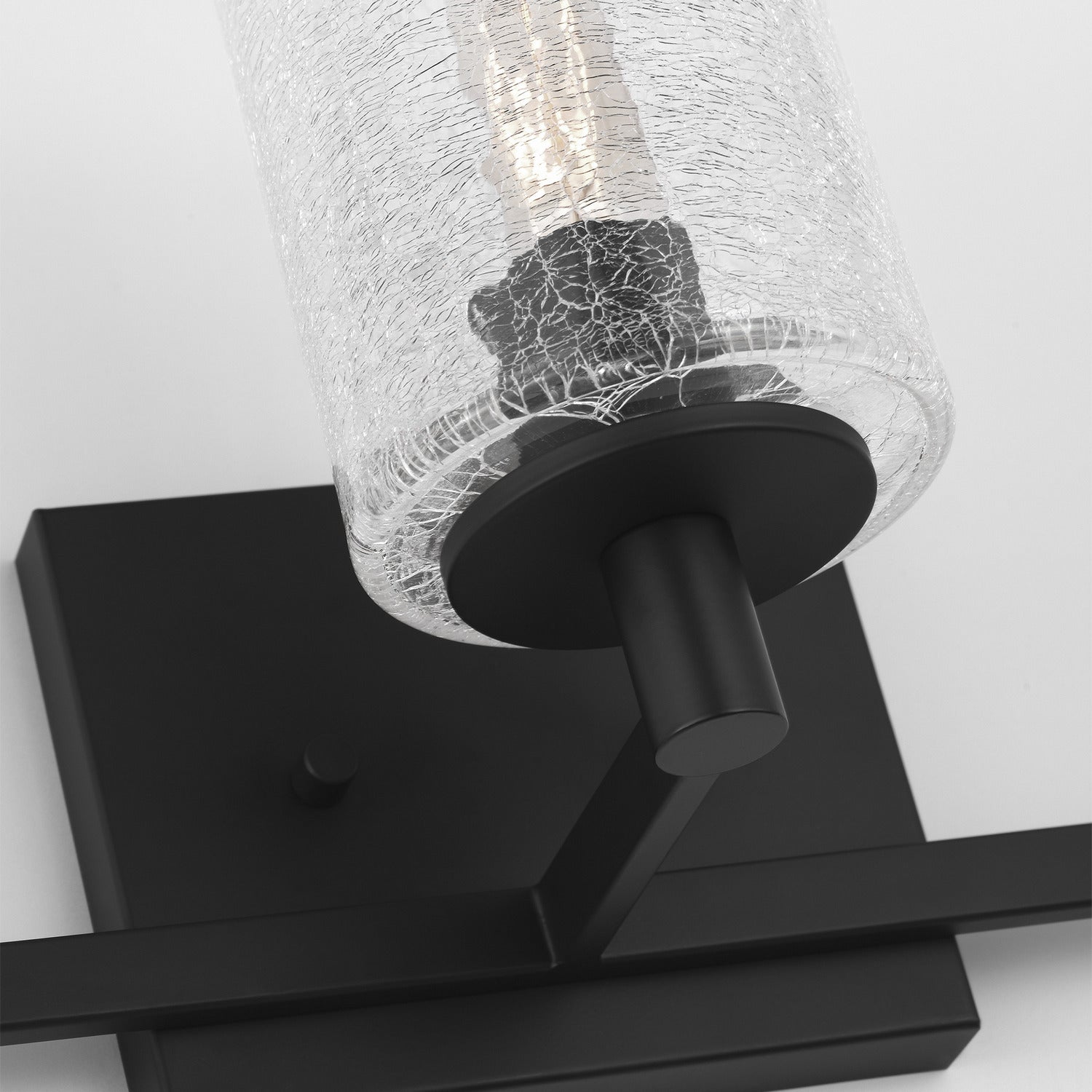 Generation Lighting - GLV1033EN/MBK - Three Light Wall / Bath - Parker - Midnight Black