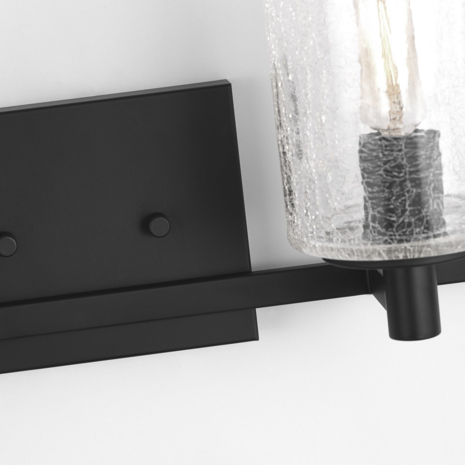 Generation Lighting - GLV1034EN/MBK - Four Light Wall / Bath - Parker - Midnight Black