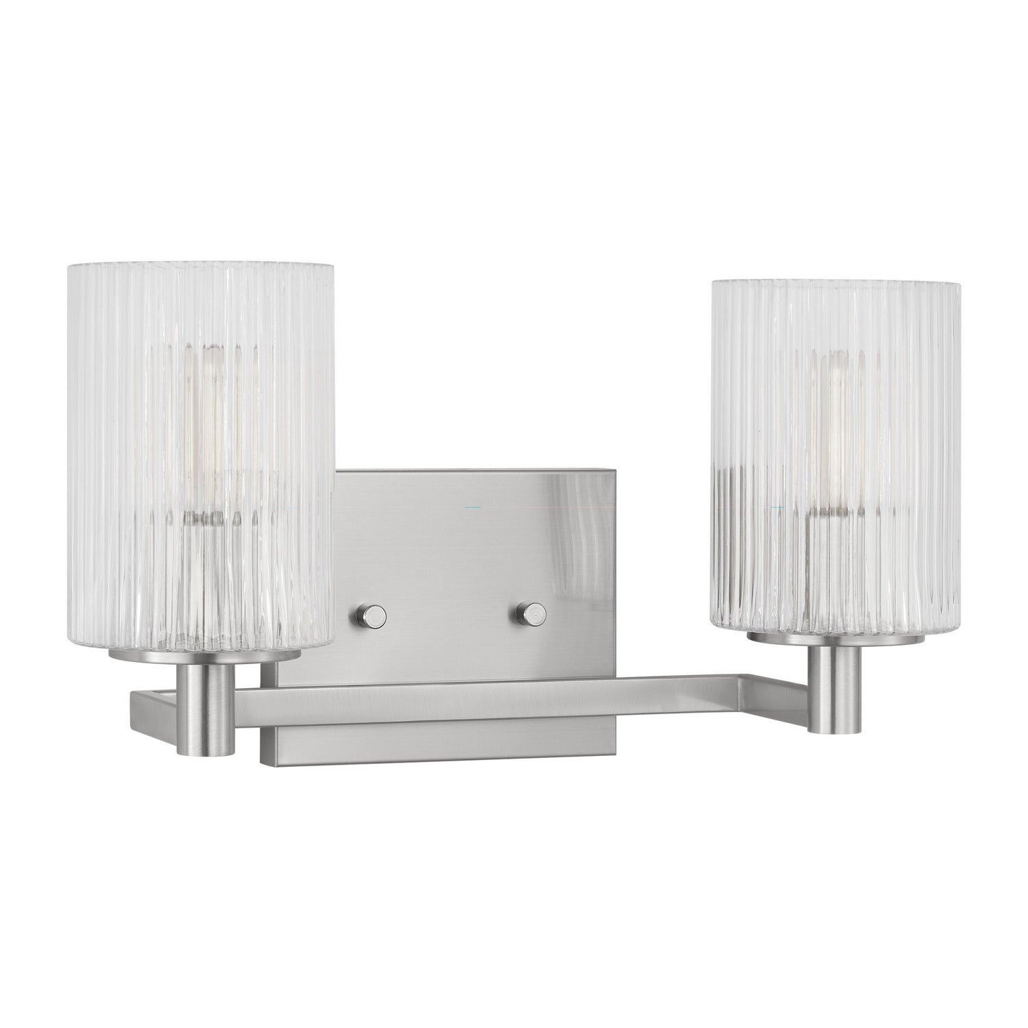 Generation Lighting - GLV1042EN/BS - Two Light Wall / Bath - Lando - Brushed Steel