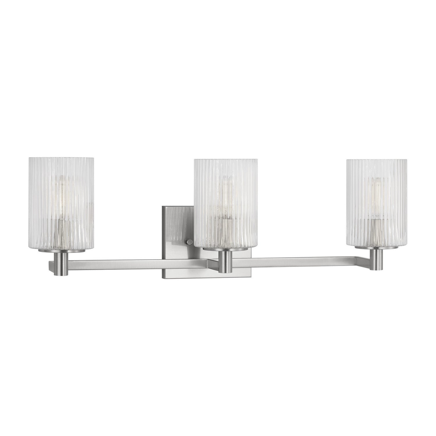 Generation Lighting - GLV1043EN/BS - Three Light Wall / Bath - Lando - Brushed Steel