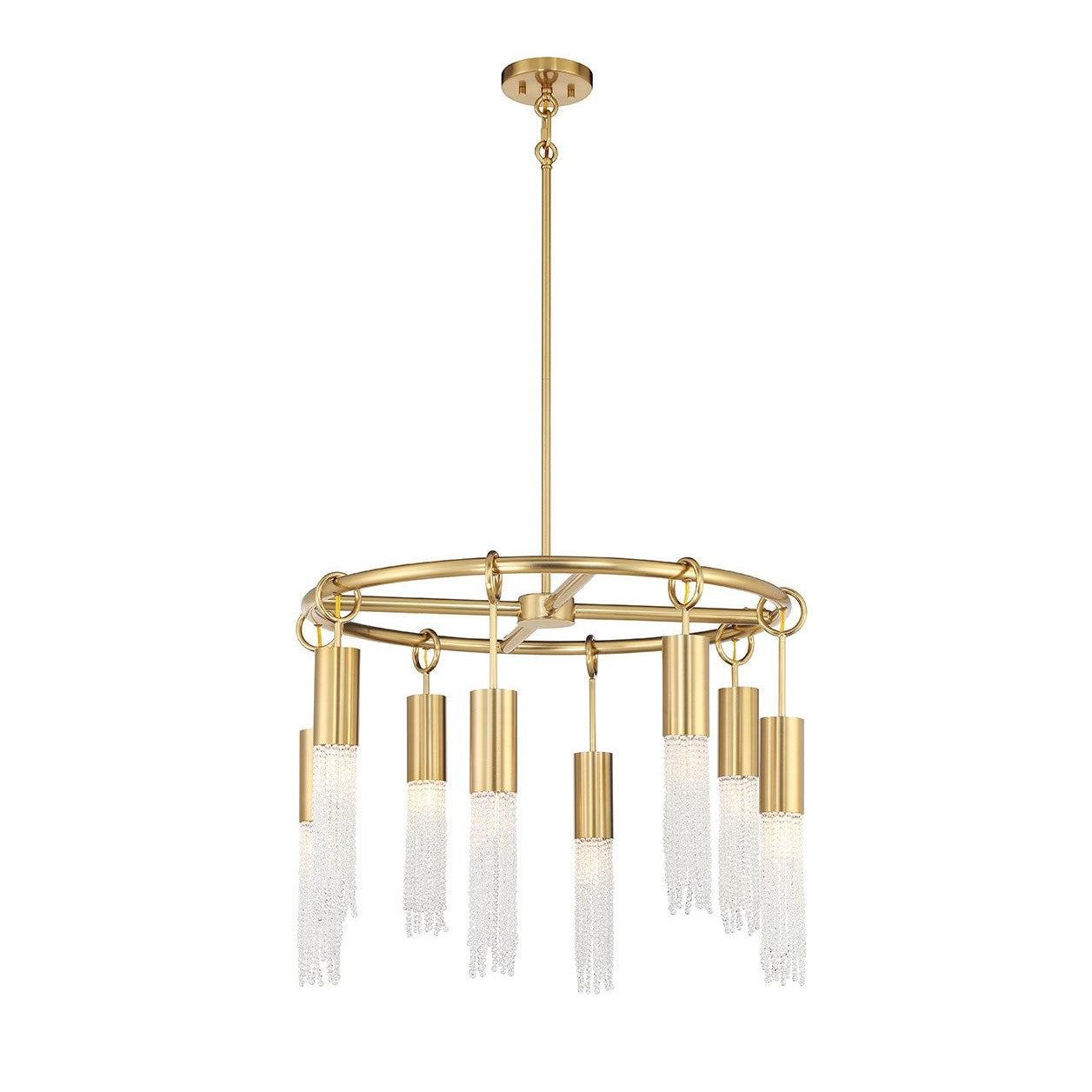Savoy House - 1-1366-8-322 - Eight Light Chandelier - Chelsea - Warm Brass
