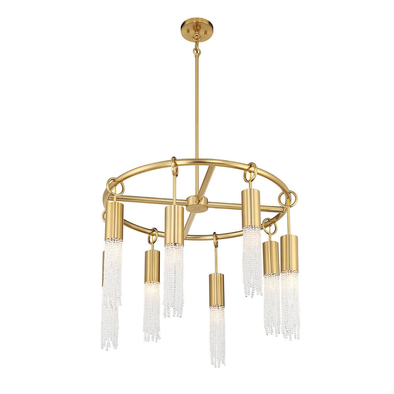 Savoy House - 1-1366-8-322 - Eight Light Chandelier - Chelsea - Warm Brass