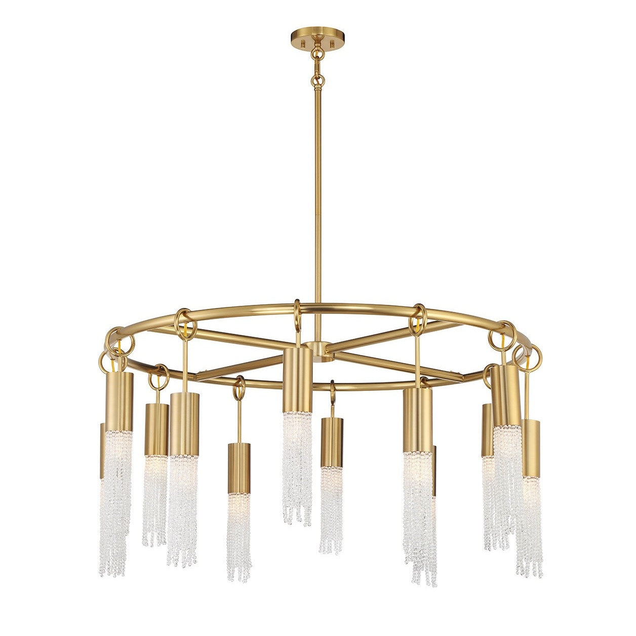Savoy House - 1-1367-12-322 - 12 Light Chandelier - Chelsea - Warm Brass