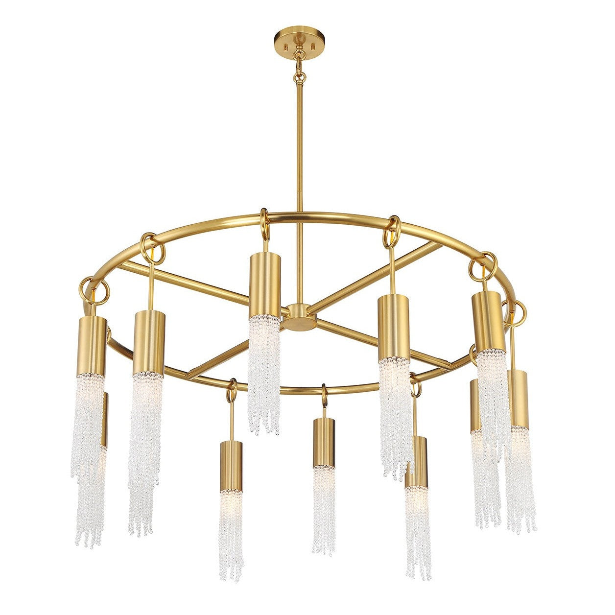 Savoy House - 1-1367-12-322 - 12 Light Chandelier - Chelsea - Warm Brass