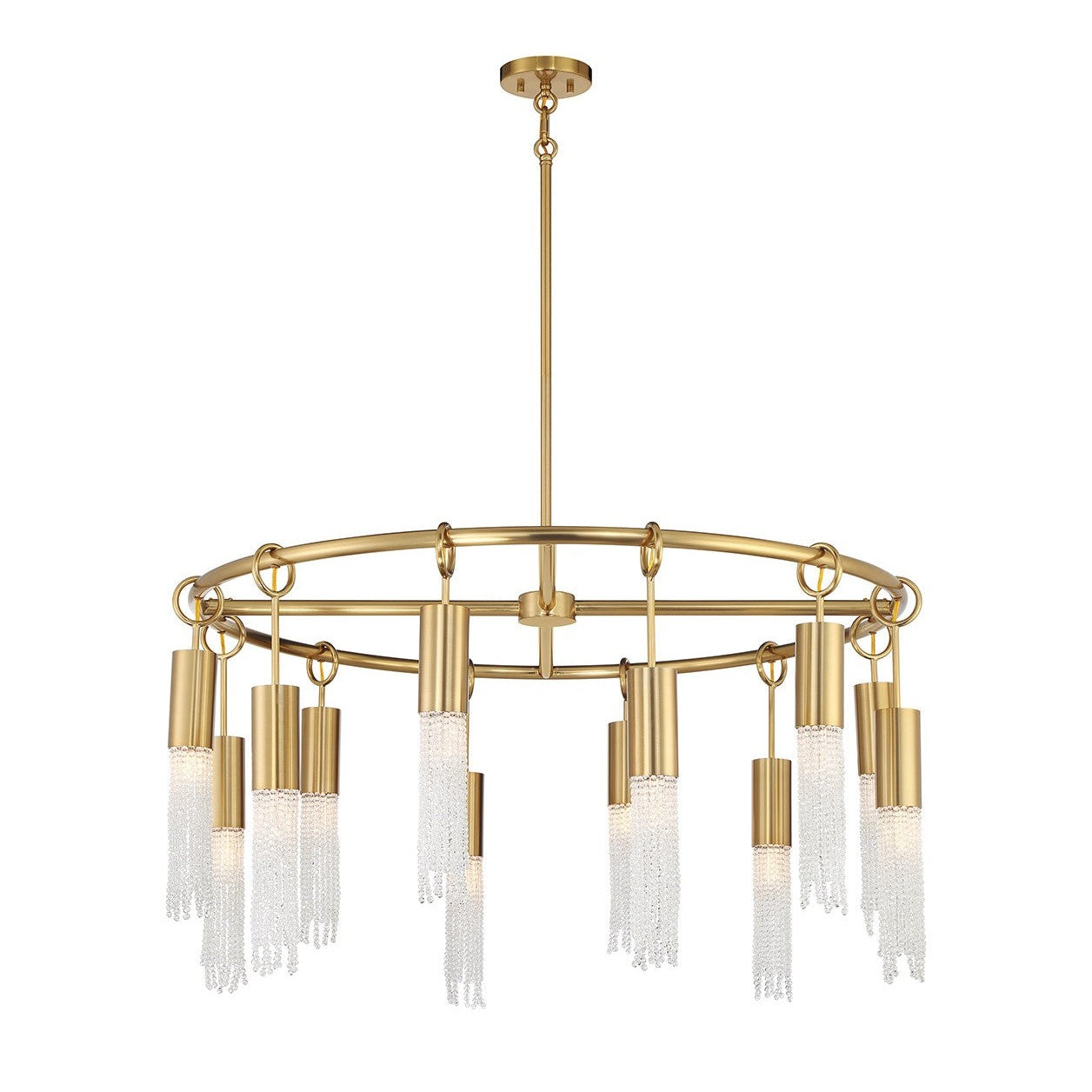 Savoy House - 1-1367-12-322 - 12 Light Chandelier - Chelsea - Warm Brass