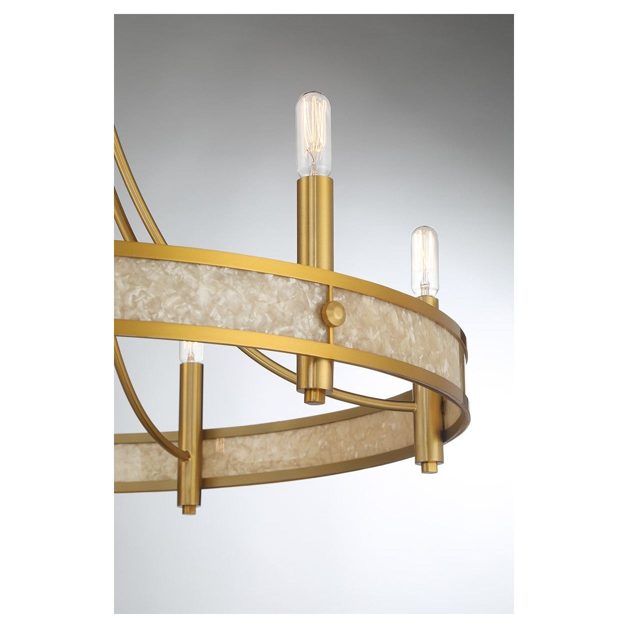 Savoy House - 1-2053-6-322 - Six Light Chandelier - Camden - Warm Brass