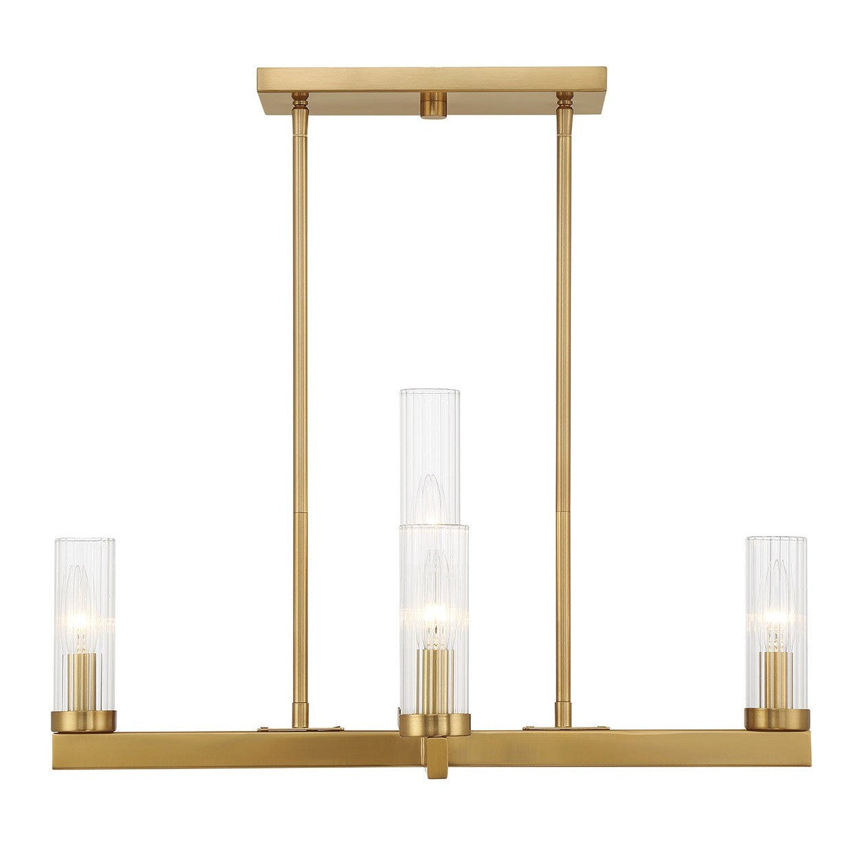 Savoy House - 1-2634-5-322 - Five Light Chandelier - Carina - Warm Brass