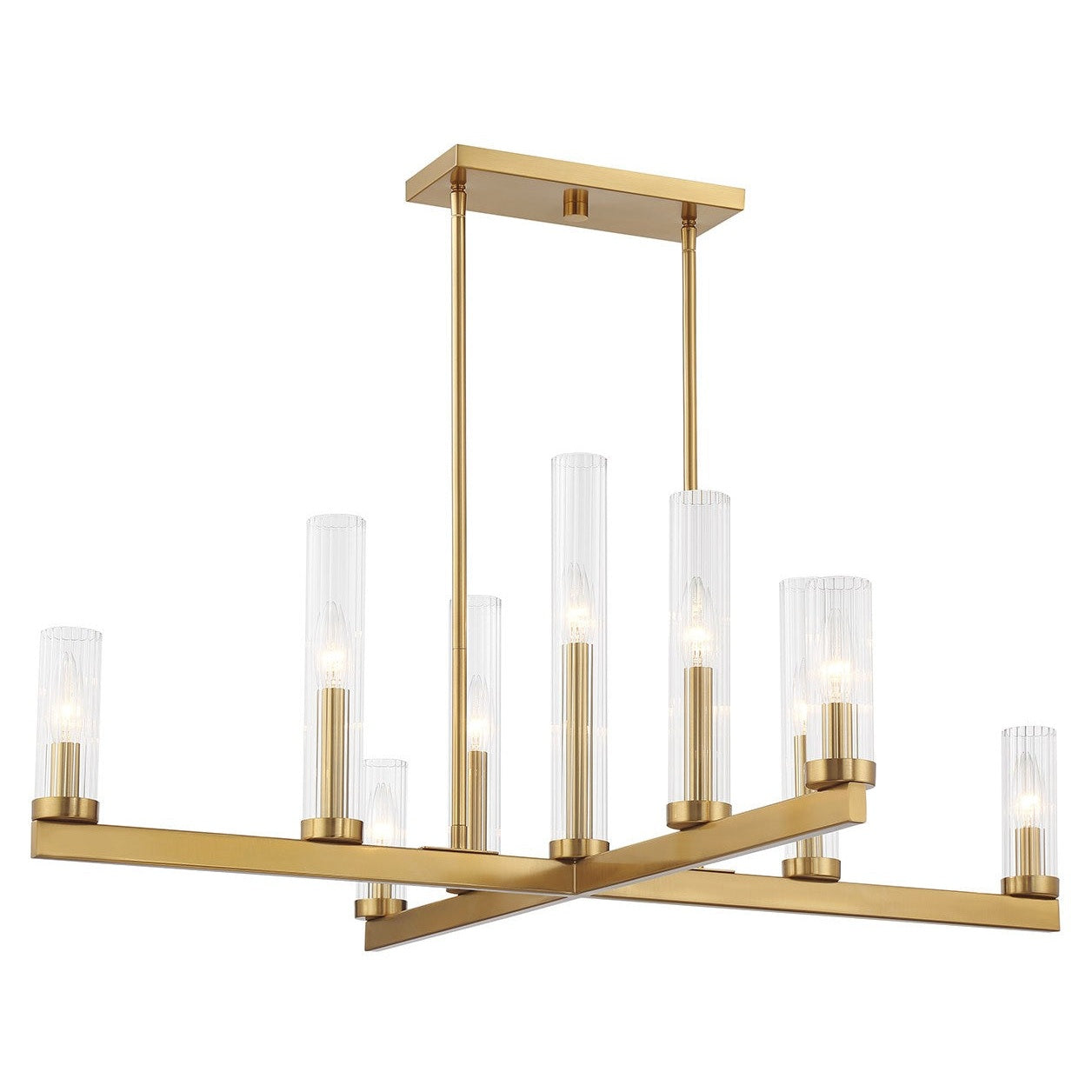Savoy House - 1-2635-9-322 - Nine Light Chandelier - Carina - Warm Brass
