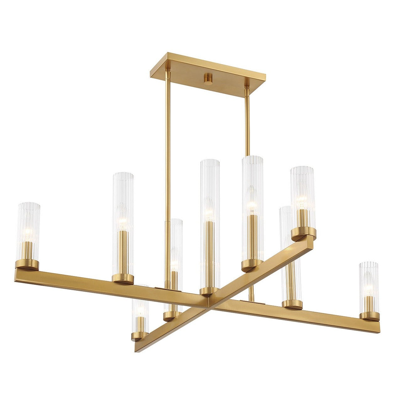 Savoy House - 1-2635-9-322 - Nine Light Chandelier - Carina - Warm Brass