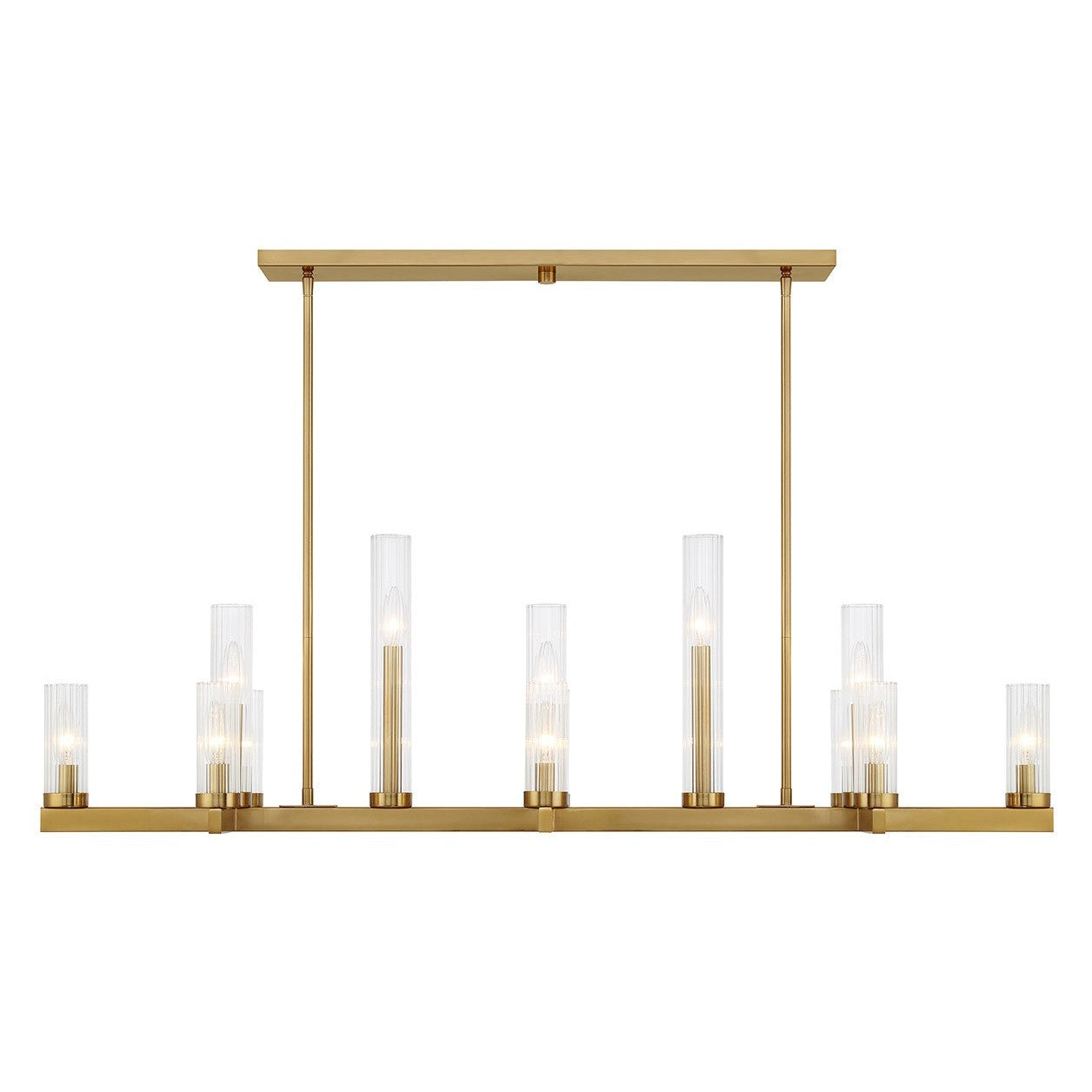 Savoy House - 1-2636-13-322 - 13 Light Linear Chandelier - Carina - Warm Brass