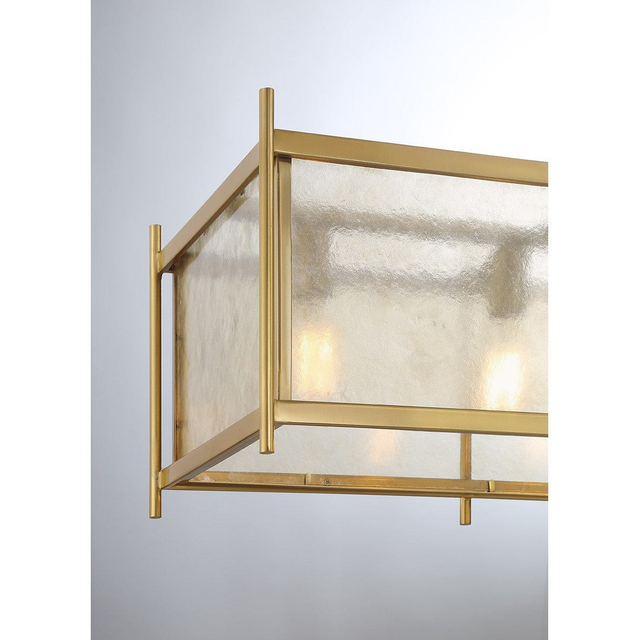 Savoy House - 1-3802-5-322 - Five Light Linear Chandelier - Jacobs - Warm Brass
