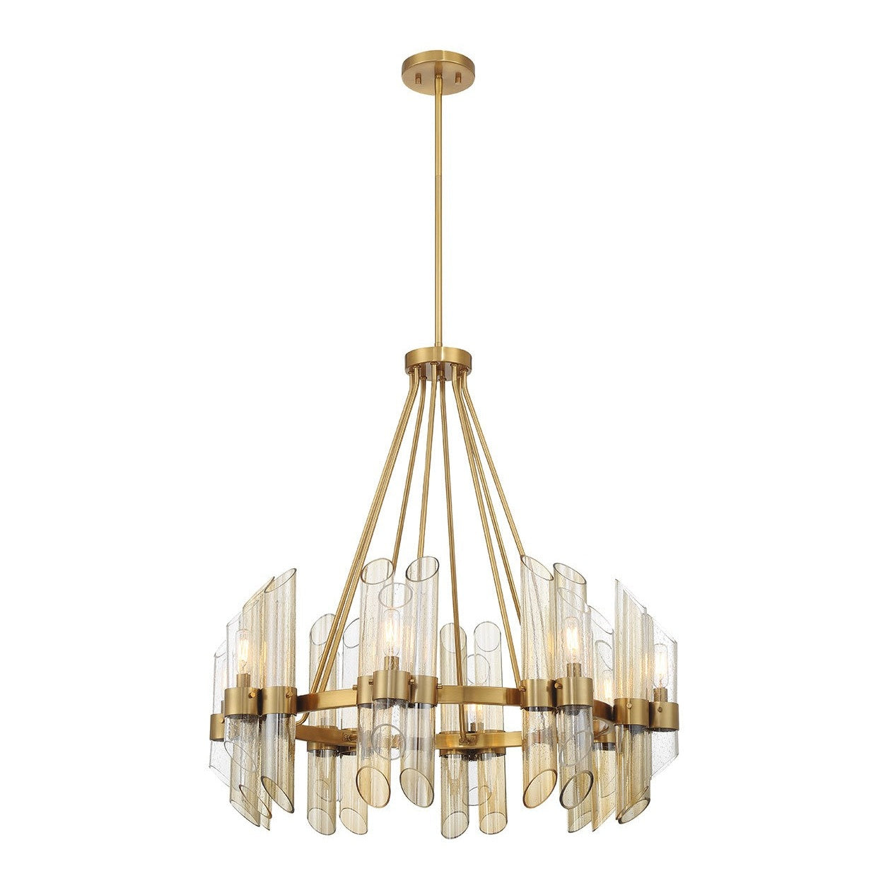 Savoy House - 1-9105-8-322 - Eight Light Chandelier - Biltmore - Warm Brass