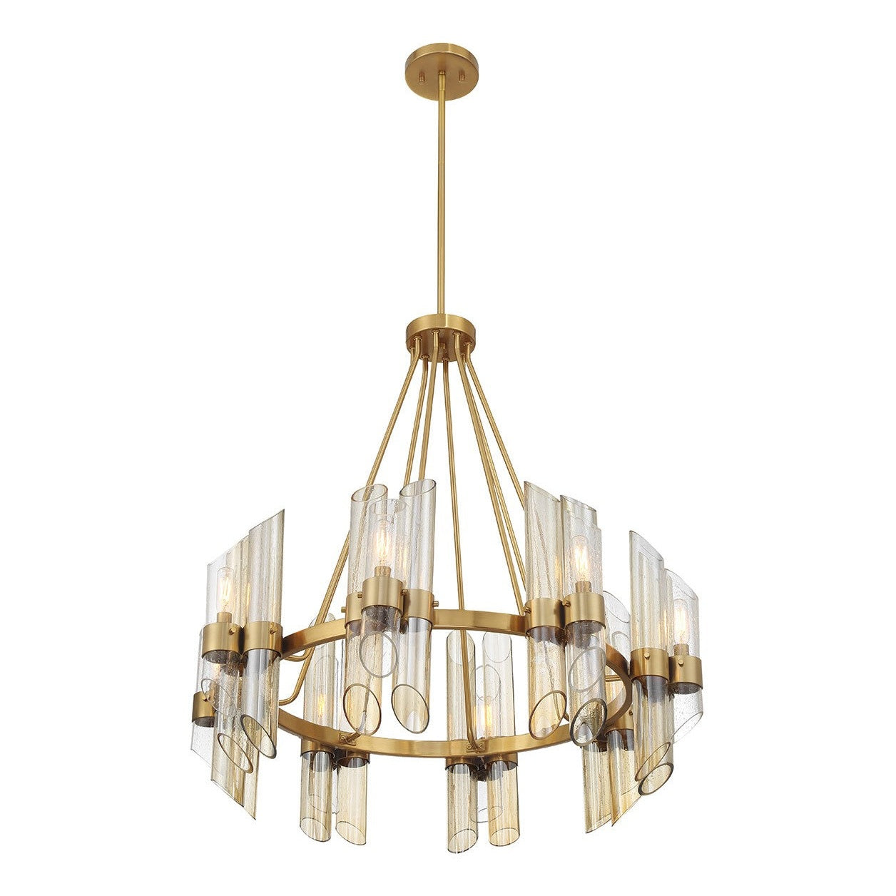 Savoy House - 1-9105-8-322 - Eight Light Chandelier - Biltmore - Warm Brass