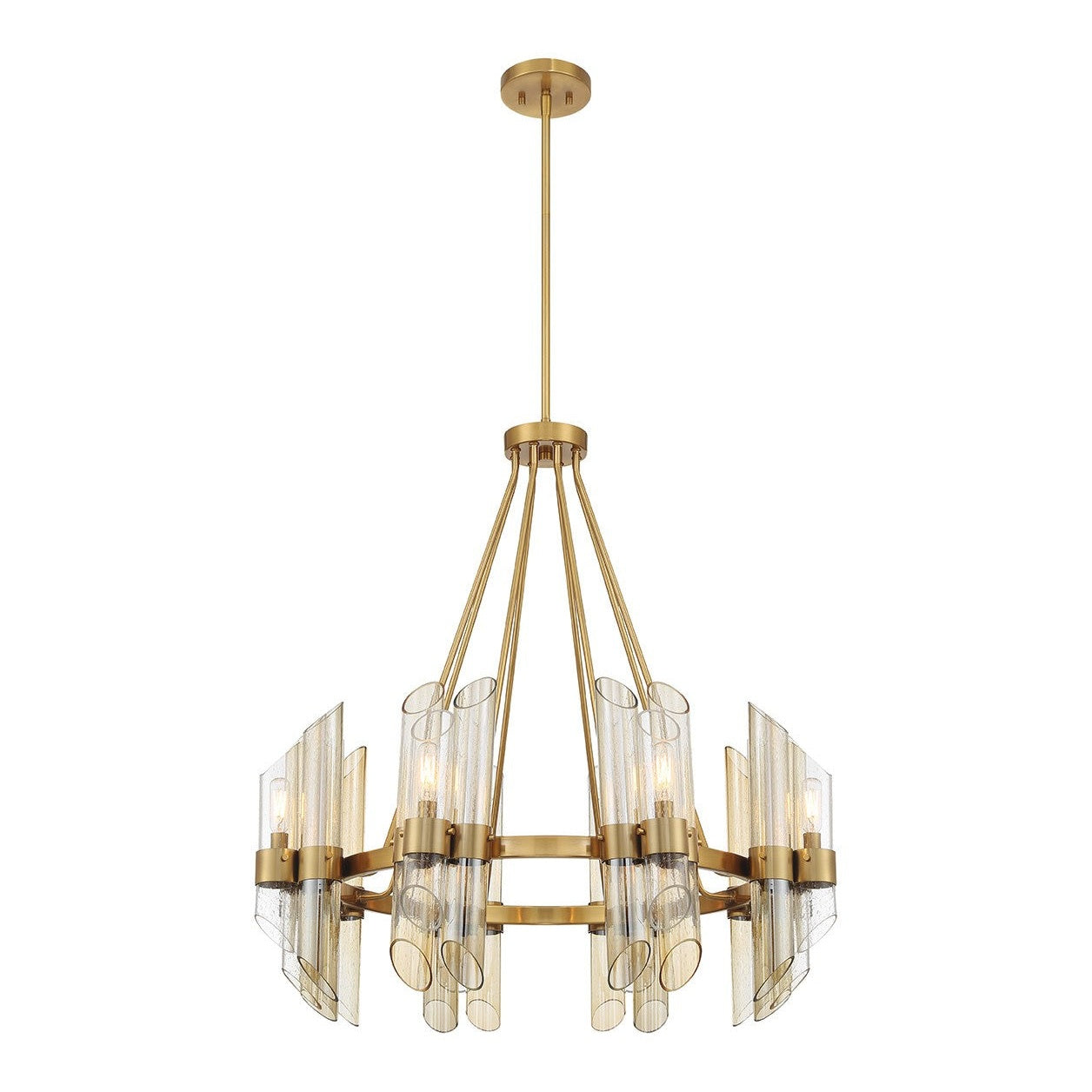 Savoy House - 1-9105-8-322 - Eight Light Chandelier - Biltmore - Warm Brass