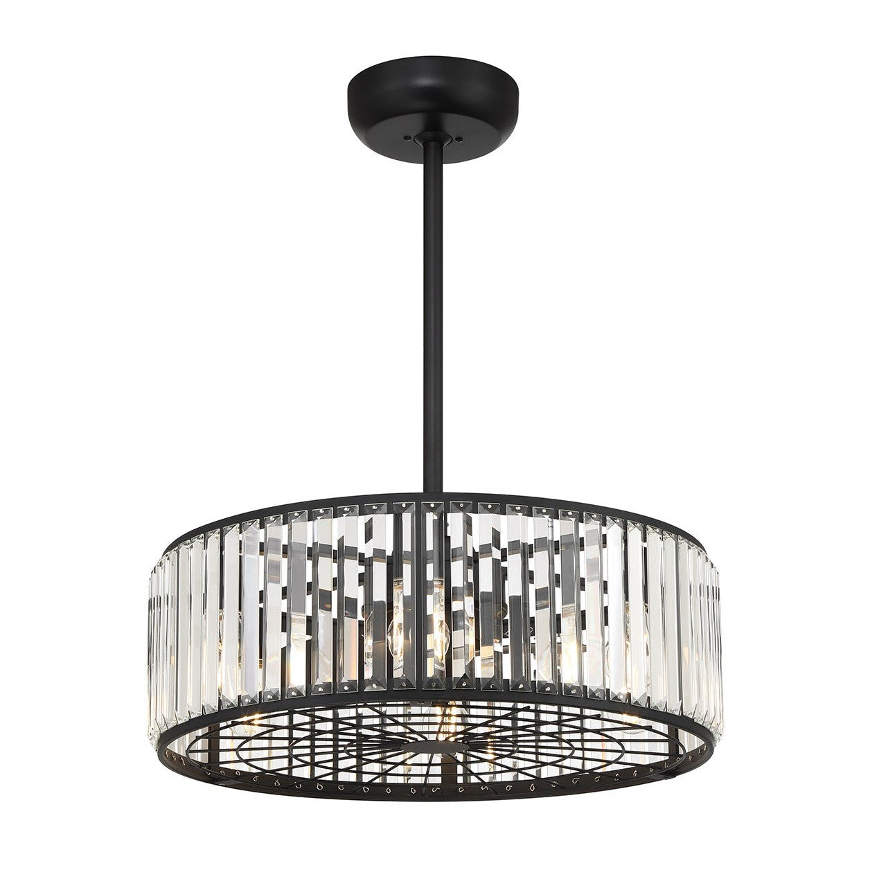 Savoy House - 23-FD-245-89 - Six Light Fan D'Lier - Janus - Matte Black