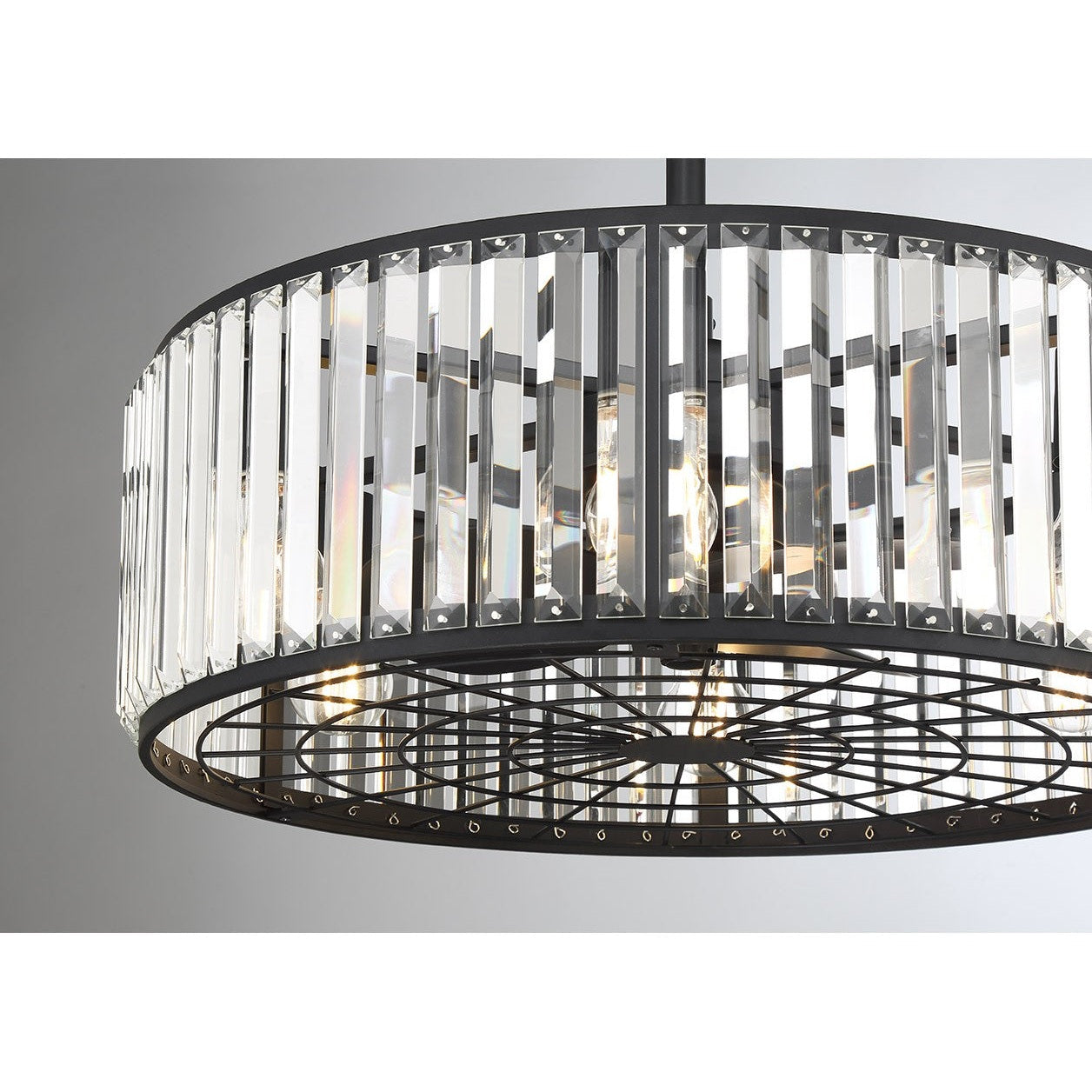 Savoy House - 23-FD-245-89 - Six Light Fan D'Lier - Janus - Matte Black