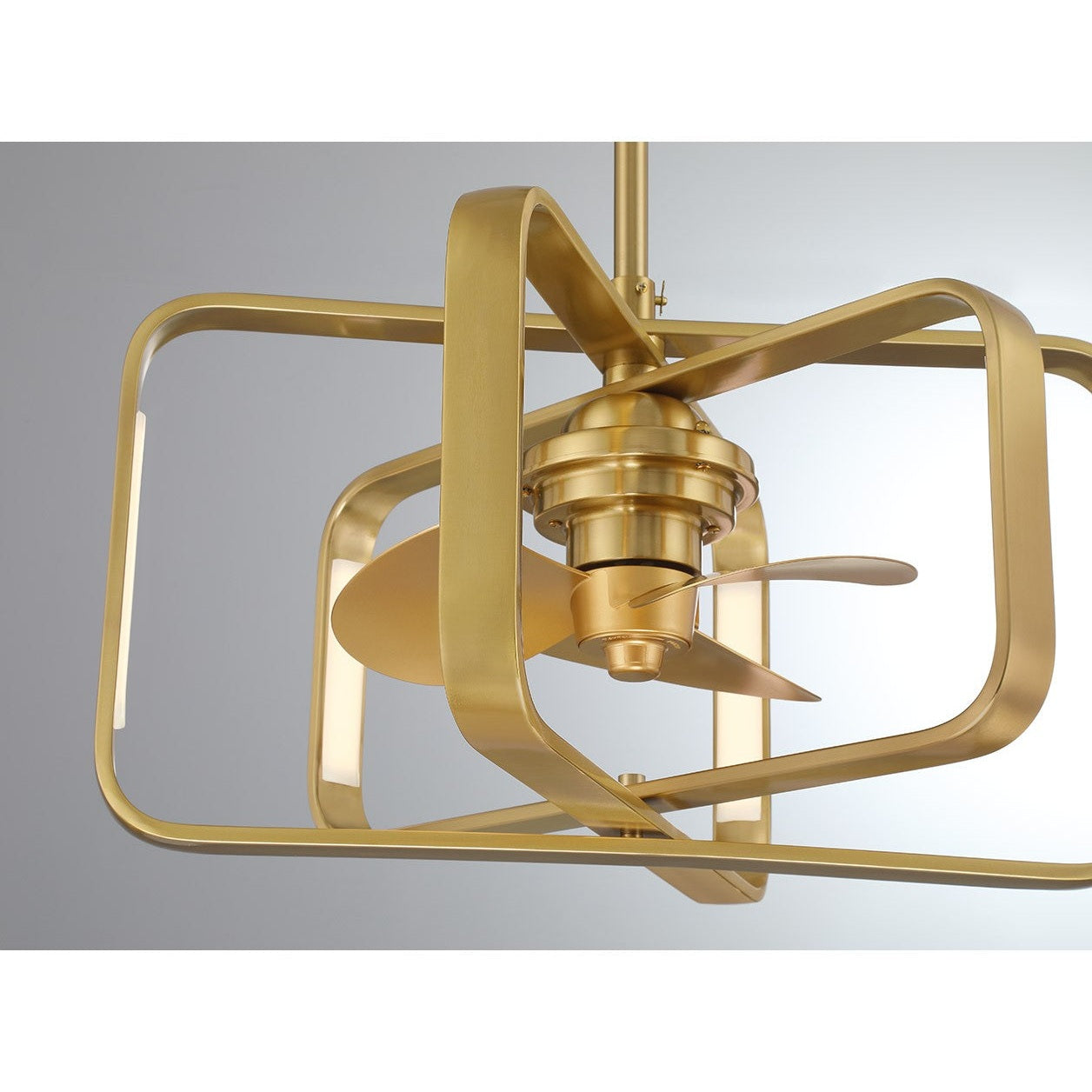 Savoy House - 24-FD-955-322 - LED Fan D'Lier - Lynx - Warm Brass