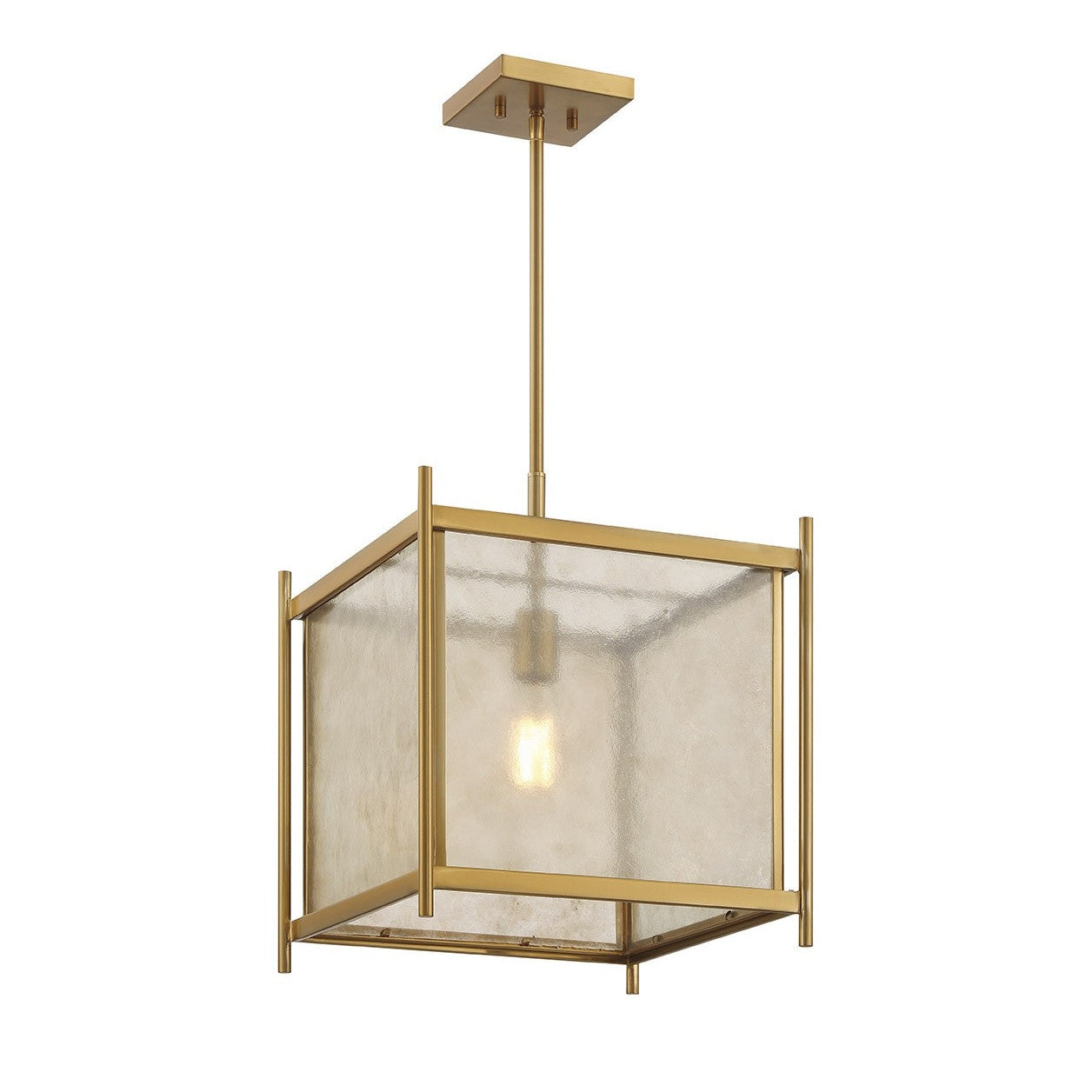 Savoy House - 7-3801-1-322 - One Light Pendant - Jacobs - Warm Brass
