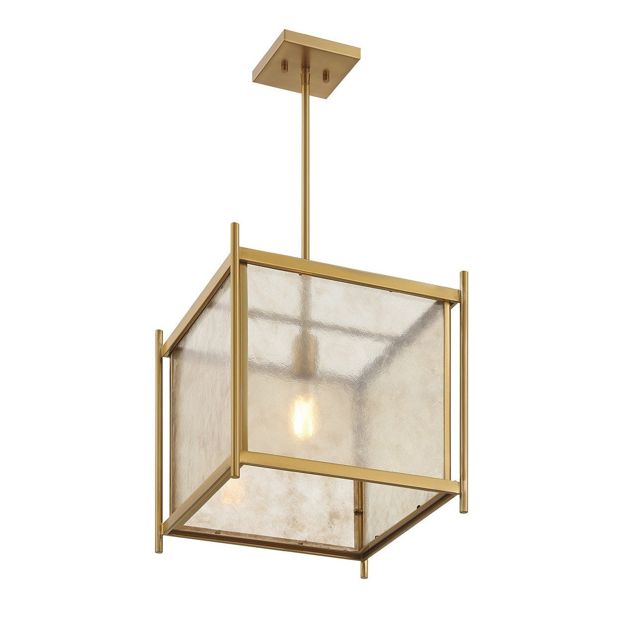 Savoy House - 7-3801-1-322 - One Light Pendant - Jacobs - Warm Brass