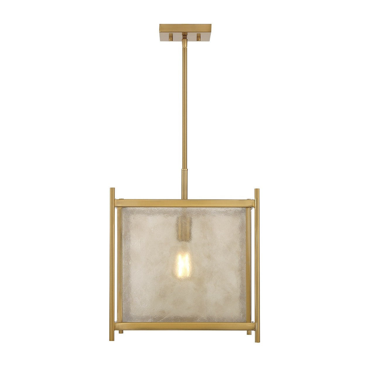 Savoy House - 7-3801-1-322 - One Light Pendant - Jacobs - Warm Brass