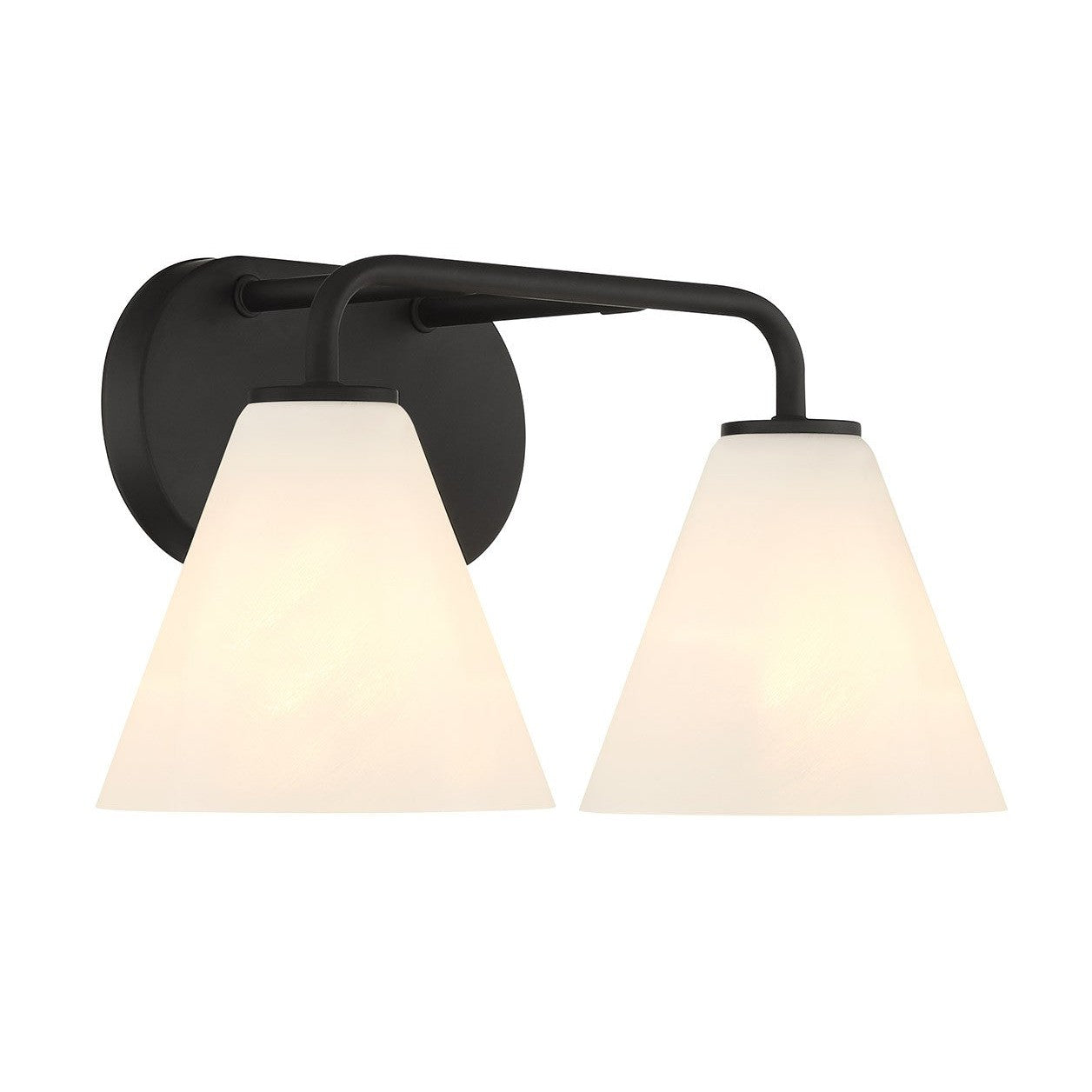 Savoy House - 8-2988-2-BK - Two Light Bathroom Vanity - Blair - Matte Black