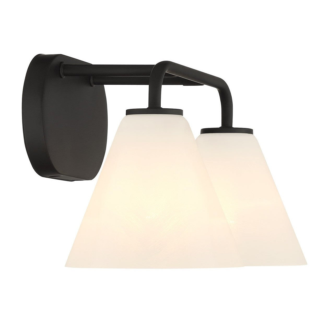 Savoy House - 8-2988-2-BK - Two Light Bathroom Vanity - Blair - Matte Black