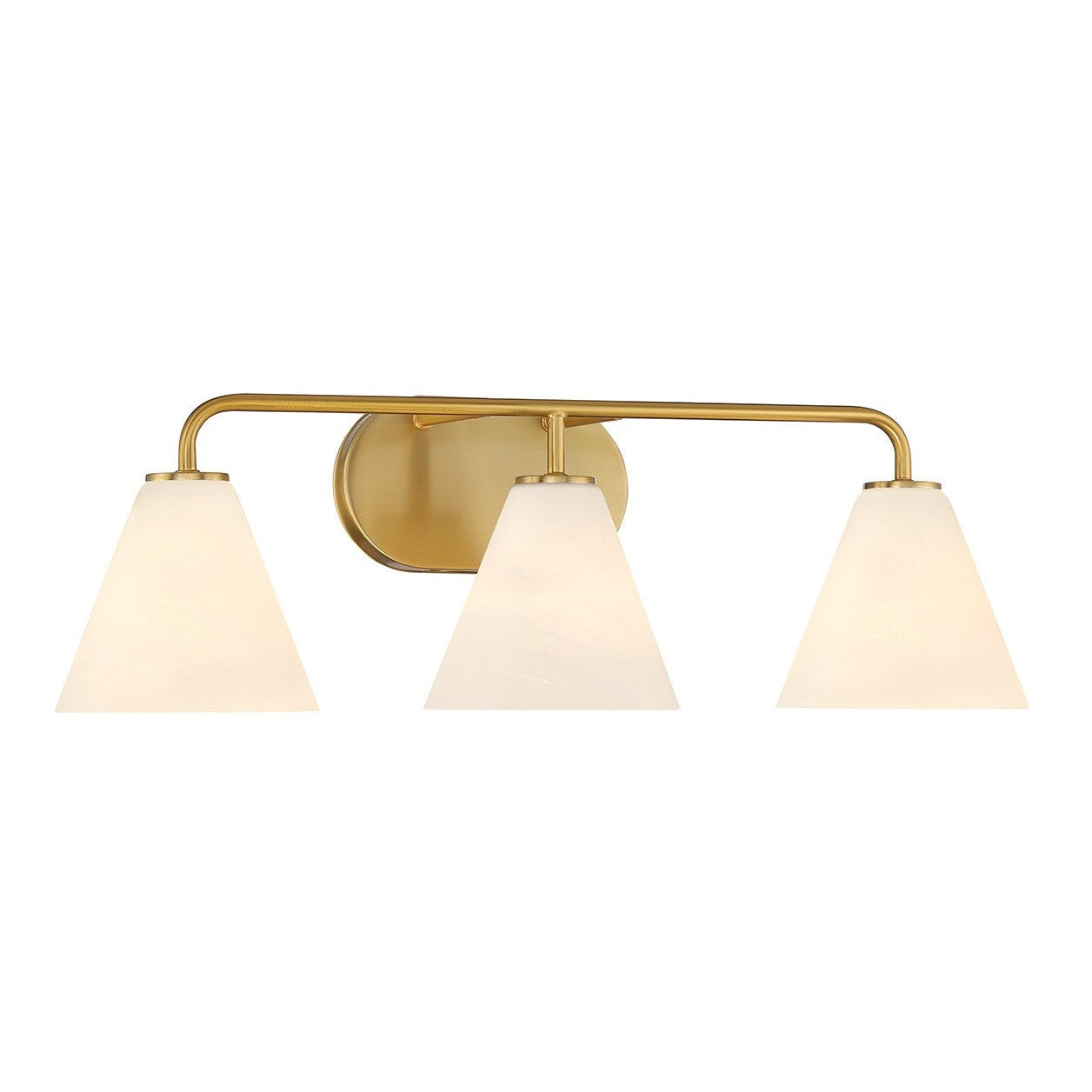 Savoy House - 8-2988-3-322 - Three Light Bathroom Vanity - Blair - Warm Brass