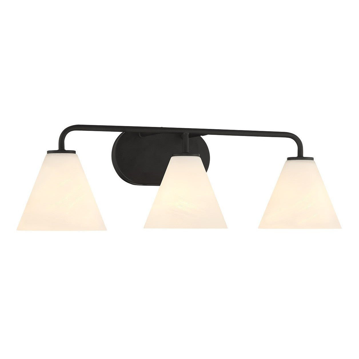 Savoy House - 8-2988-3-BK - Three Light Bathroom Vanity - Blair - Matte Black