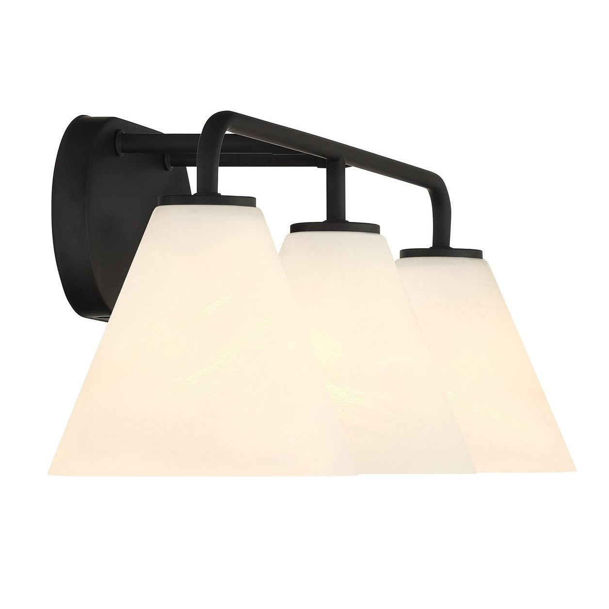 Savoy House - 8-2988-3-BK - Three Light Bathroom Vanity - Blair - Matte Black