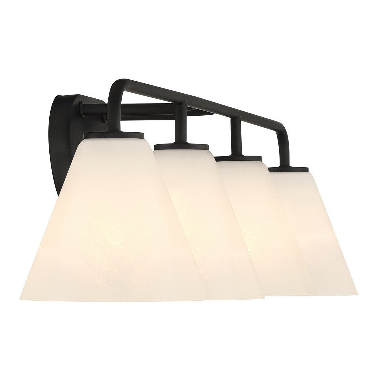 Savoy House - 8-2988-4-BK - Four Light Bathroom Vanity - Blair - Matte Black