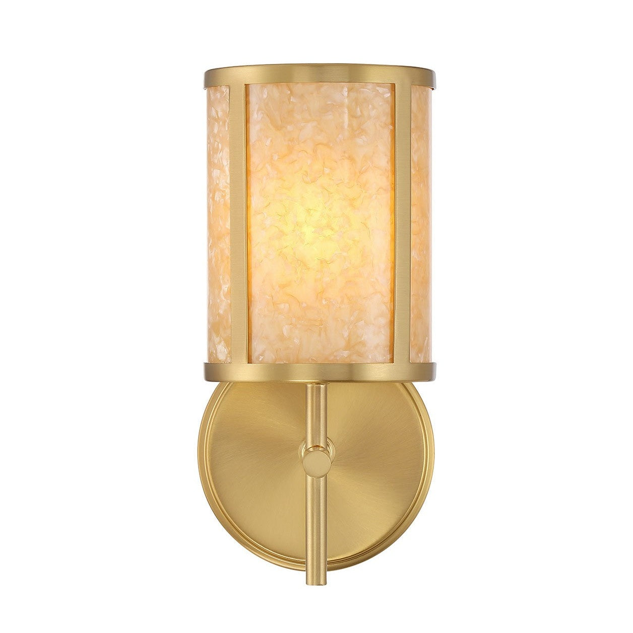 Savoy House - 9-2055-1-322 - One Light Bathroom Vanity - Camden - Warm Brass