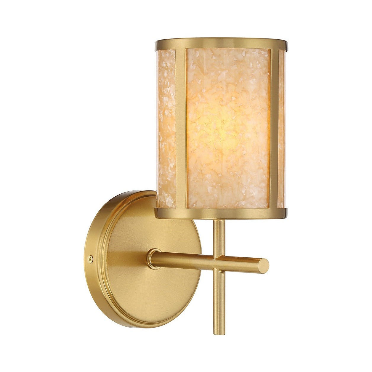 Savoy House - 9-2055-1-322 - One Light Bathroom Vanity - Camden - Warm Brass