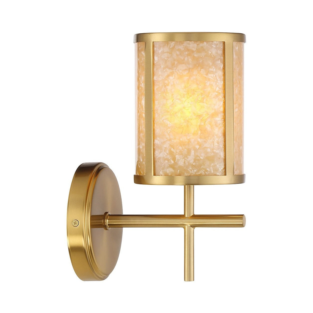 Savoy House - 9-2055-1-322 - One Light Bathroom Vanity - Camden - Warm Brass