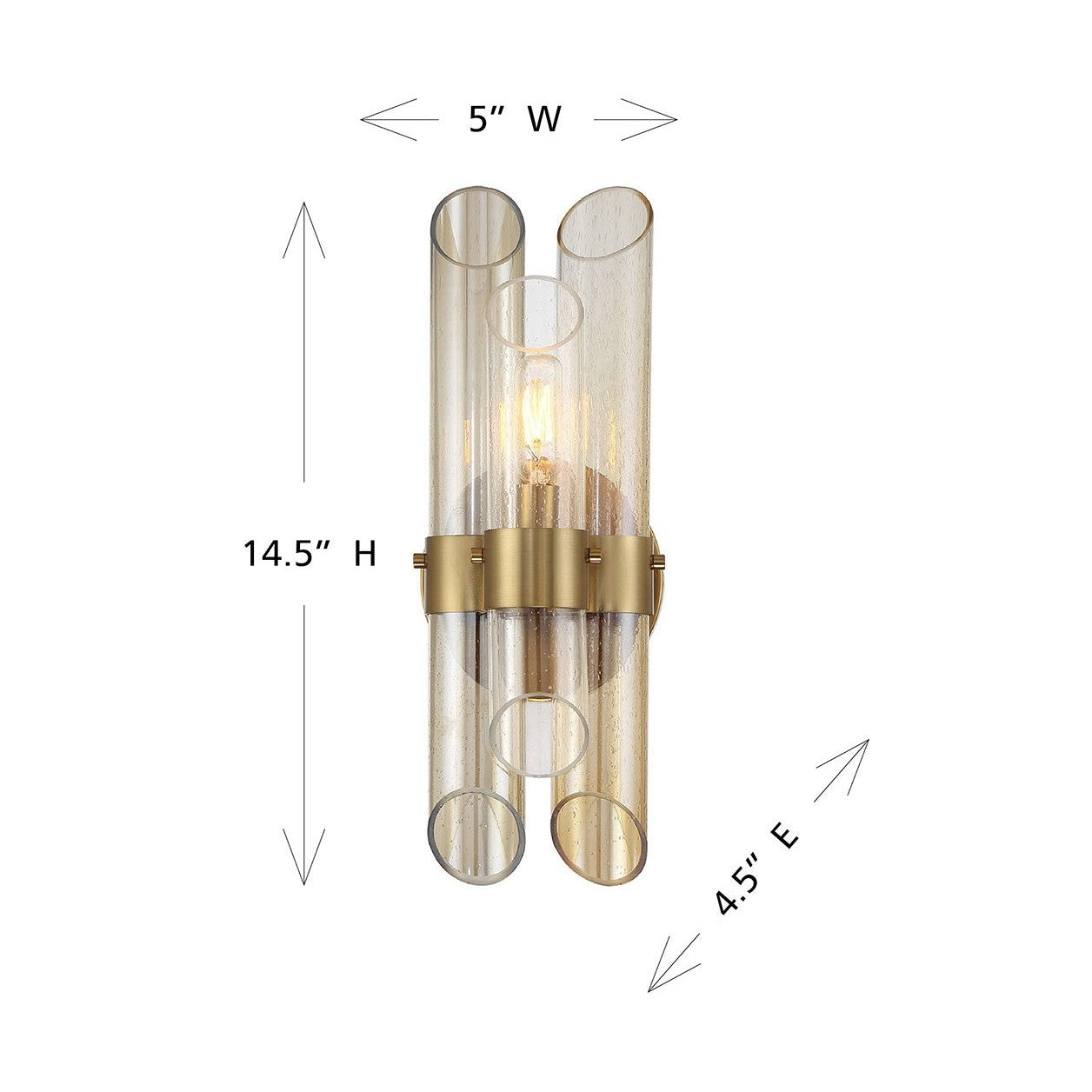 Savoy House - 9-9104-1-322 - One Light Wall Sconce - Biltmore - Warm Brass