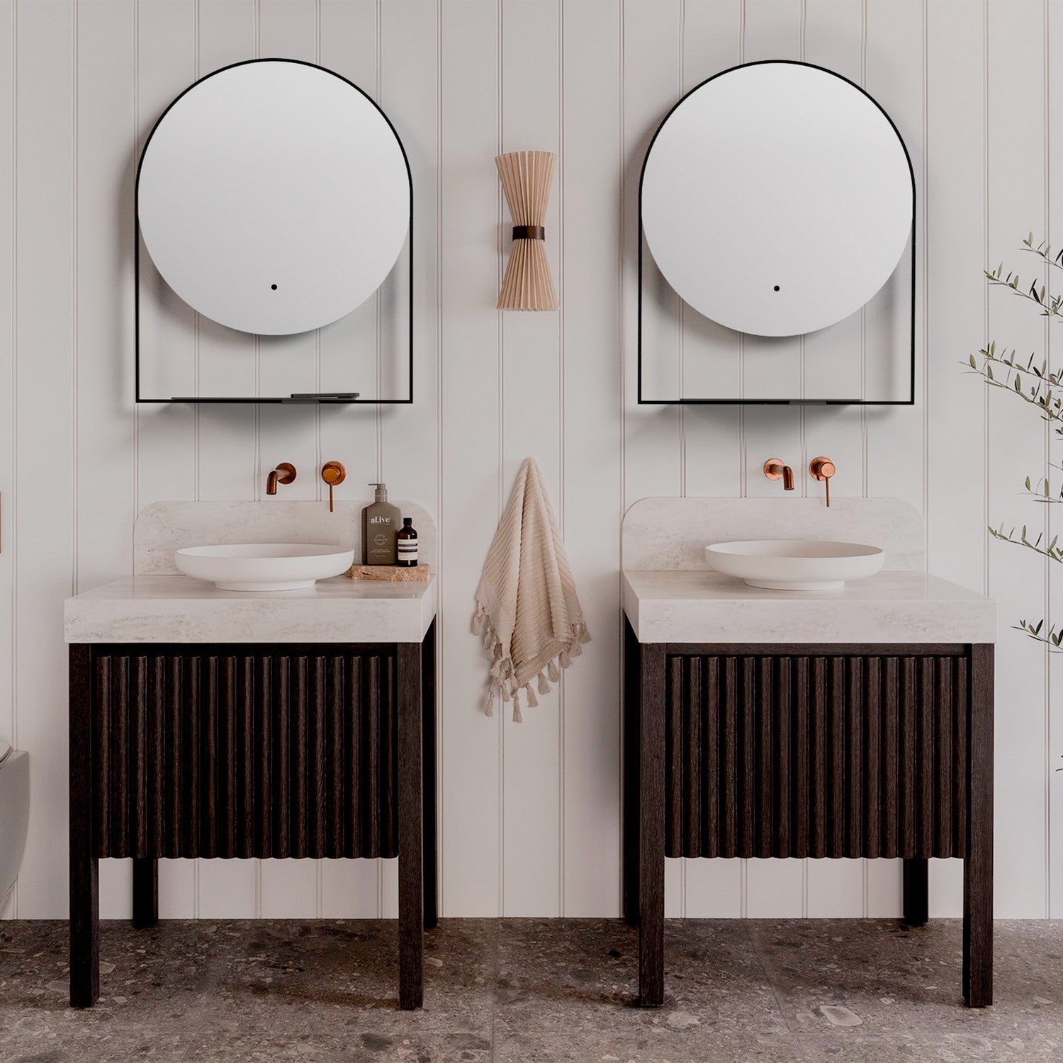 Quorum - 3-1801-15 - LED Mirror - Cassiopea - Black
