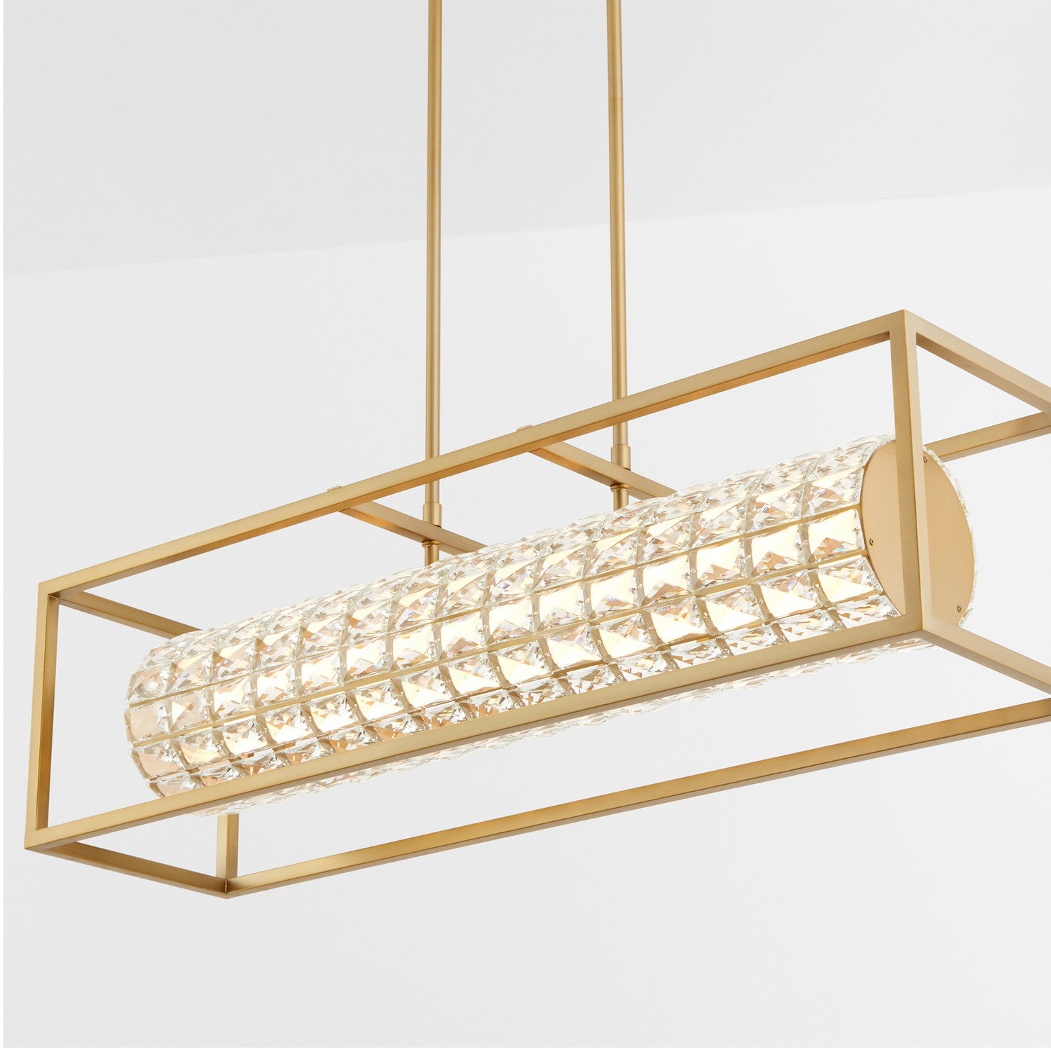 Quorum - 3-676-40 - LED Linear Pendant - ÔøΩÔøΩlan - Aged Brass