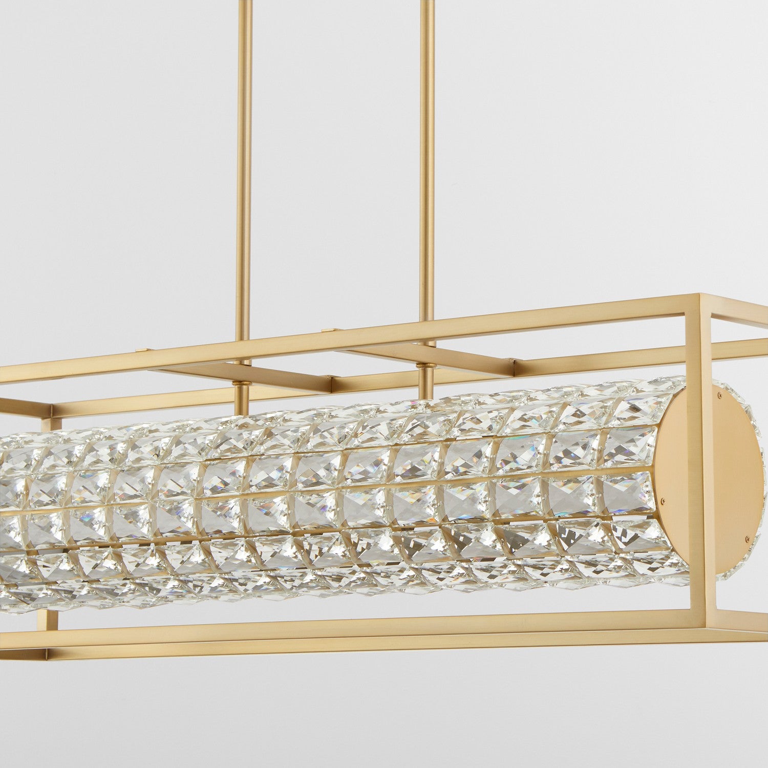 Quorum - 3-676-40 - LED Linear Pendant - ÔøΩÔøΩlan - Aged Brass