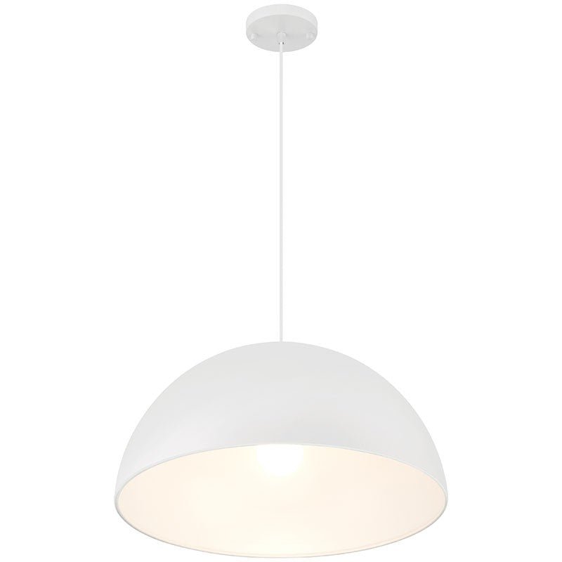 Access - 23768-MWH - One Light Pendant - Huck - Matte White