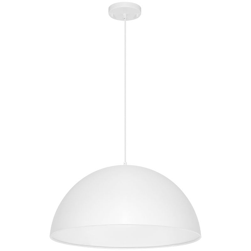 Access - 23768-MWH - One Light Pendant - Huck - Matte White