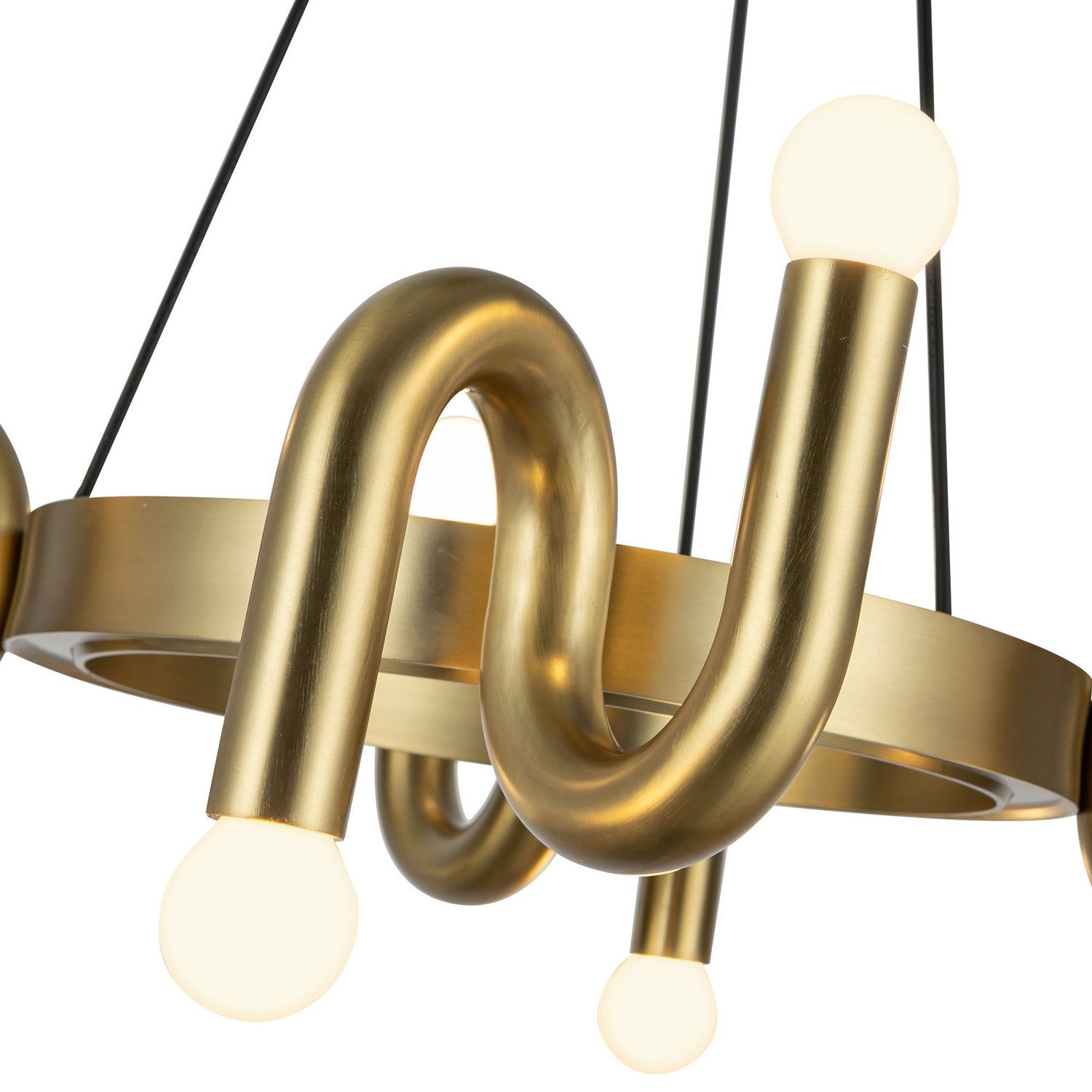 Alora - CH420823BG - Eight Light Chandelier - Sadie - Brushed Gold
