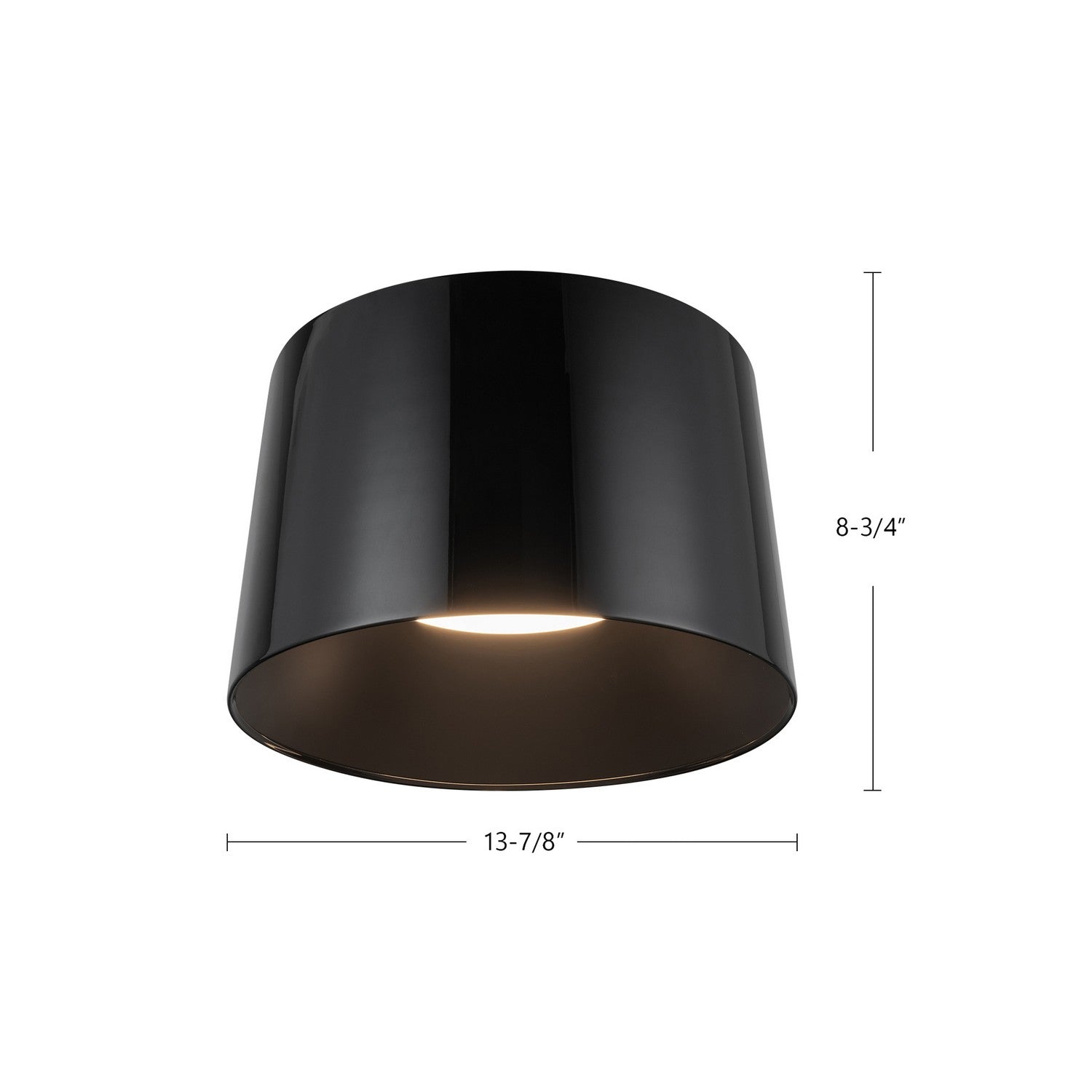 Kuzco Lighting - FM16512-JB-3WCCT-UNV - LED Flush Mount - Etta - Jet Black