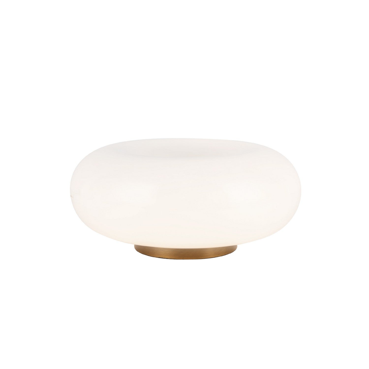 Kuzco Lighting - TL12409-VB/OP - LED Table Lamp - Nimbus - Vintage Brass/Opal Glass