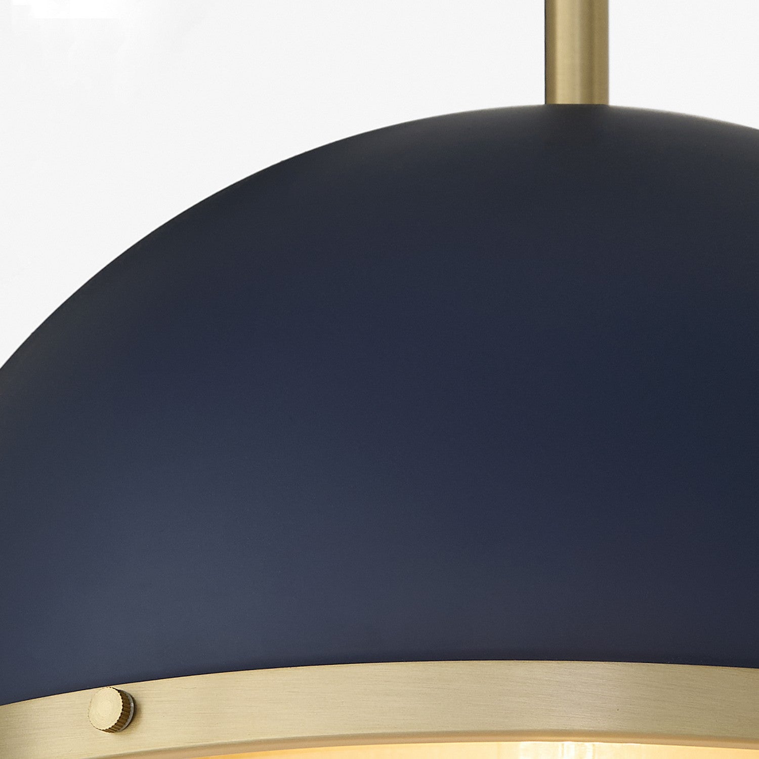 Quorum - 82-14-3280 - One Light Pendant - Blue w/ Aged Brass