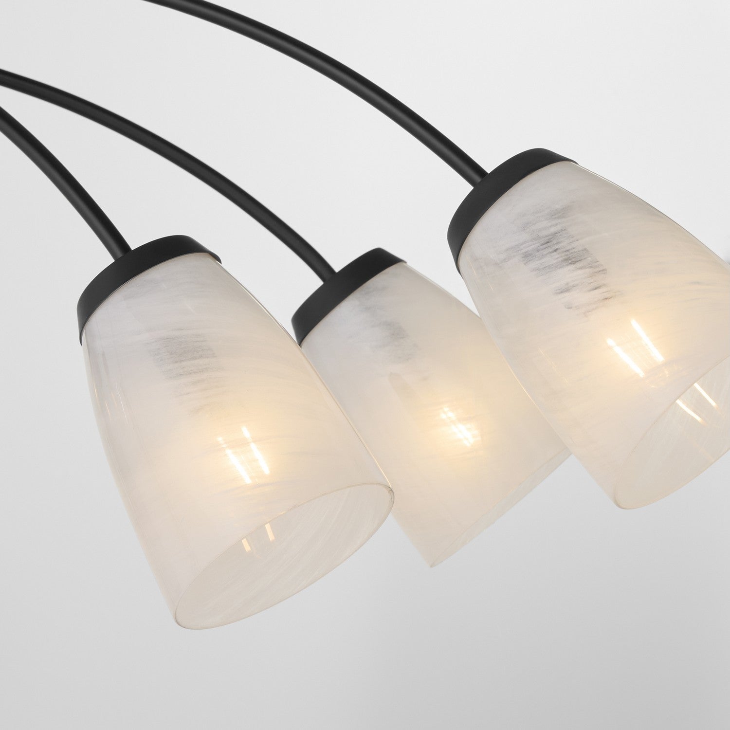 Quorum - 6877-6-59 - Six Light Linear Chandelier - Arpeggio - Matte Black